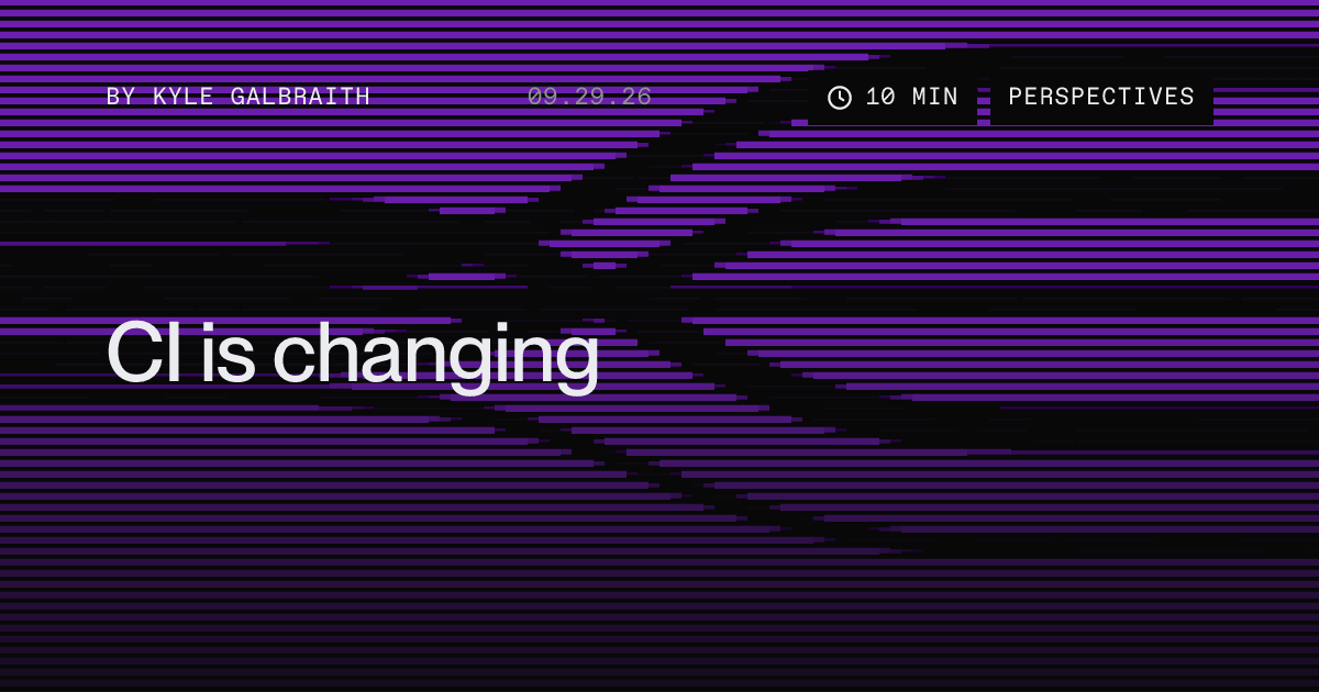 CI is changing