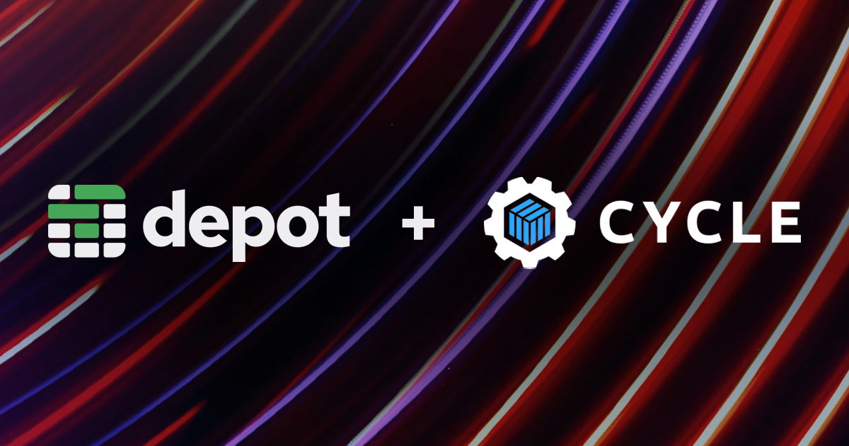Now available: Connect Cycle.io to Depot for faster container image builds banner