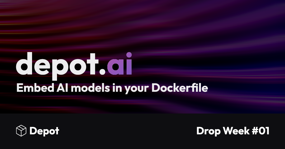 Depot AI: A free open-source Docker registry for public AI models banner