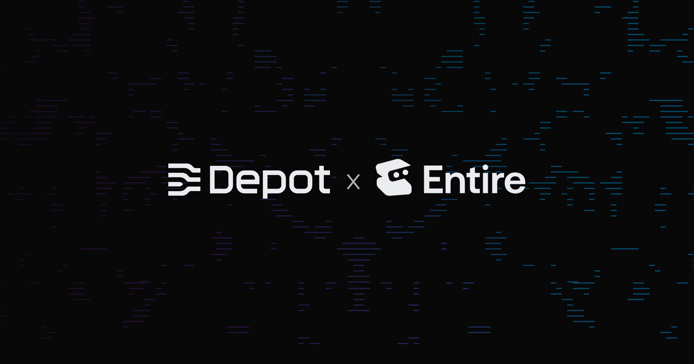 Depot CI is now available in Entire banner