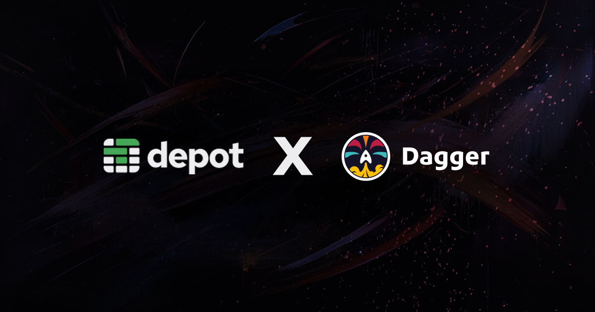 Now available: Use Dagger with Depot banner