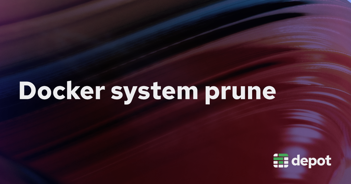 Tidy up with docker system prune banner