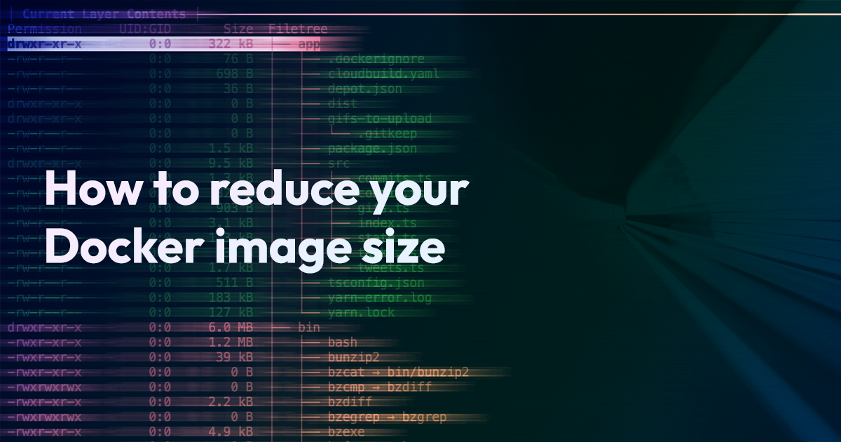 How to reduce your Docker image size banner