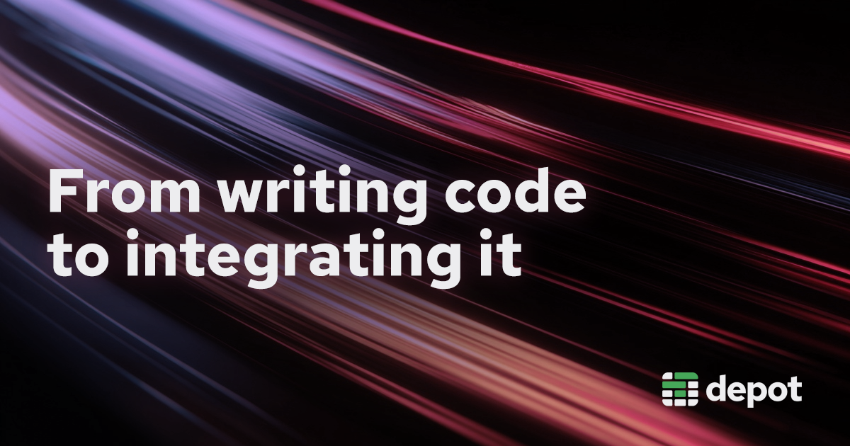 The bottleneck has shifted from writing code to integrating it banner