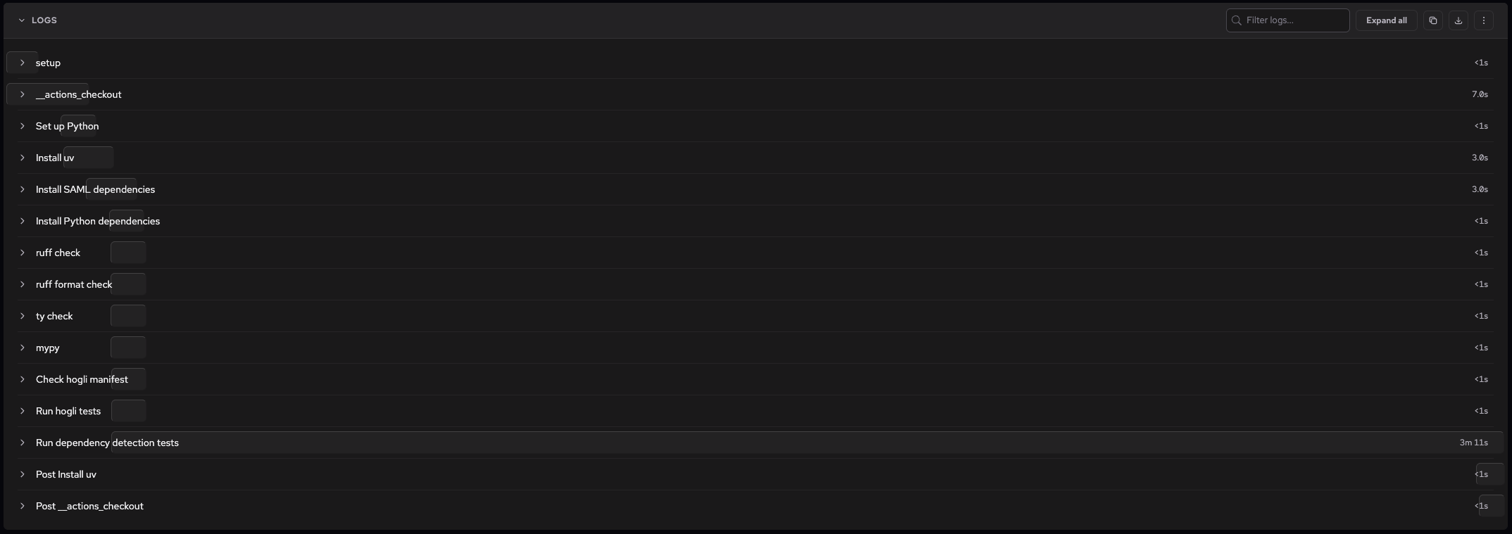 Depot CI step-level timing